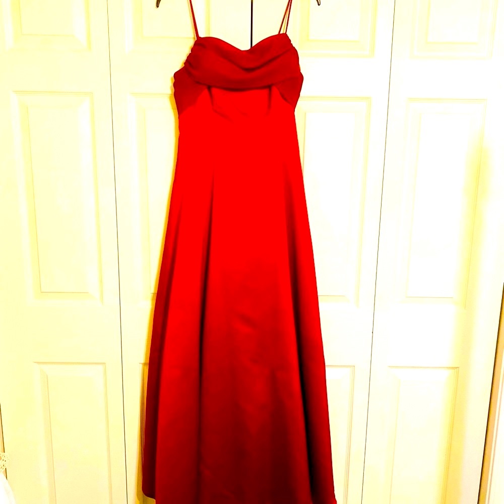 Formal gown.  Size 4.  Red.